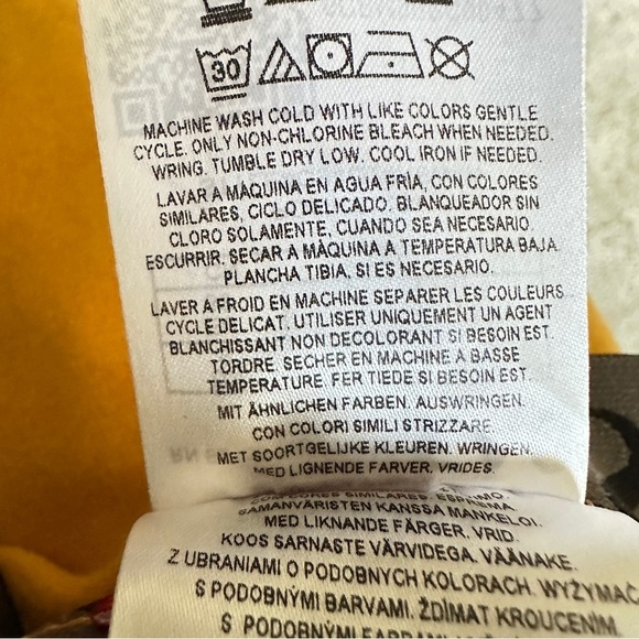 Guess Yellow Fleece Jogger Sweatpants – Size S, Elastic Waistband - Picture 8 of 9